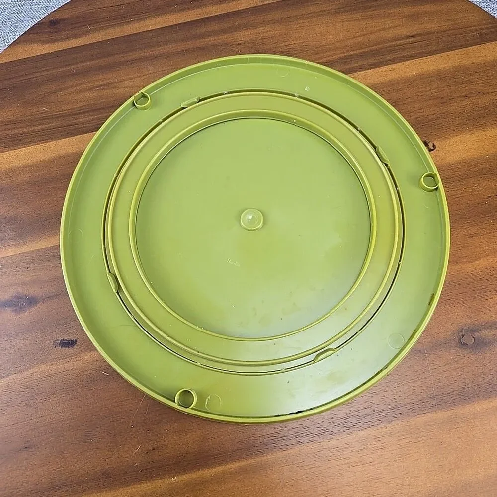 Vintage Sterilite Plastic Lazy Susan Turntable‎ 10.5
